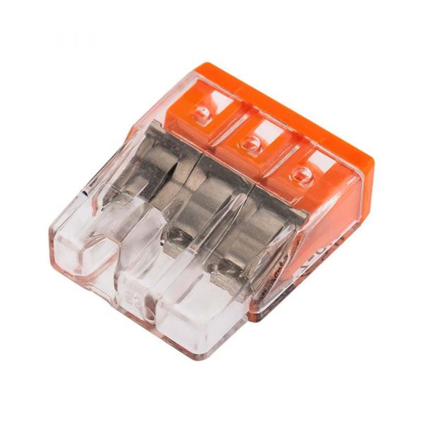 2273-203 Экcпресс-клемма, 3-проводная до 2,5 мм², (5 шт/уп) WAGO 07-5132-05 2273-203 Экcпресс-клемма, 3-проводная до 2,5 мм², (5 шт/уп) WAGO 07-5132-05