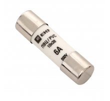 Плавкая вставка цилиндрическая ПВЦ (10х38) 6А EKF PROxima pvc-10x38-6