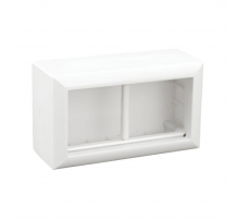 Коробка 2 модуля Ecoplast для открытой проводки 72944-1