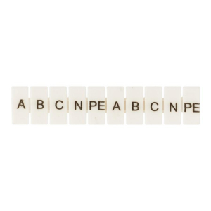 Маркеры для JXB-ST 4 с символами 'A, B, C, N, PE' (100 шт.) EKF PROxima zb-st-4-A-PE