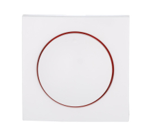 Накладка LK Studio светорегулятора с красной световой индикацией (белый) LK60 867204-1