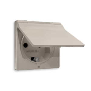 Лицевая панель розетки AMBRELLA VOLT AP3680