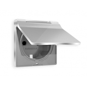 Лицевая панель розетки AMBRELLA VOLT AP4080