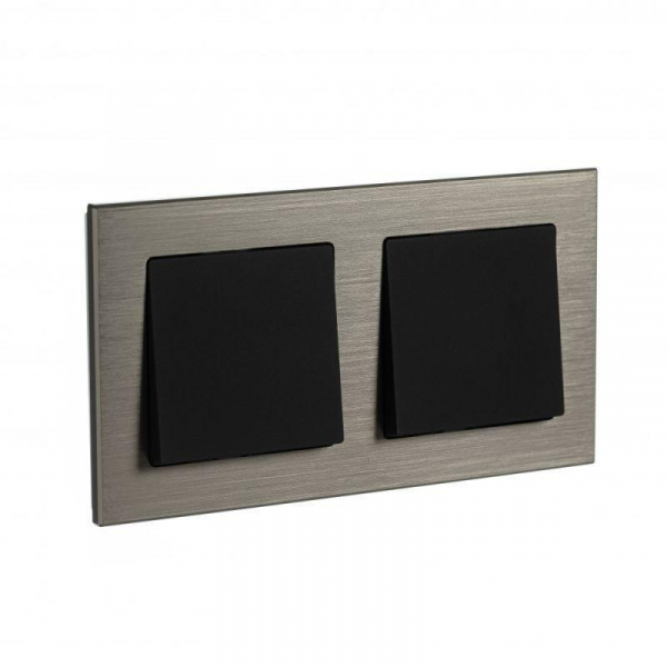 Рамка 2-постовая Systeme Electric AtlasDesign Nature Латунь ATN312202 Рамка 2-постовая Systeme Electric AtlasDesign Nature Латунь ATN312202