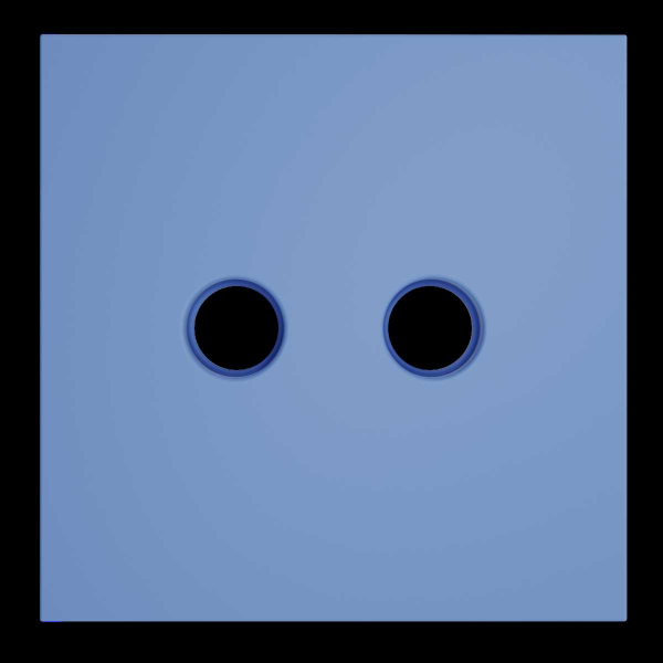 Накладка для розетки телевизионной оконечной TV+SAT, S70 (деним) Voltum VLS001615