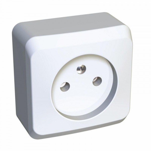 Розетка 2К Systeme Electric Этюд 16A 250V со шторками белая PA16-002B Розетка 2К Systeme Electric Этюд 16A 250V со шторками белая PA16-002B