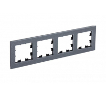 Рамка 4-постовая Systeme Electric AtlasDesign Nature айс грей ATN343204