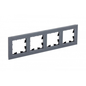 Рамка 4-постовая Systeme Electric AtlasDesign Nature айс грей ATN343204