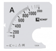 Шкала сменная для A961 1000/5А-1,5 EKF PROxima s-a961-1000