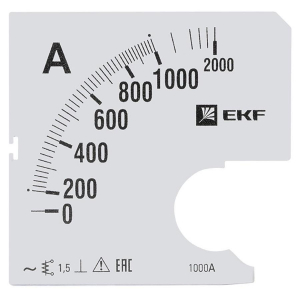 Шкала сменная для A961 1000/5А-1,5 EKF PROxima s-a961-1000