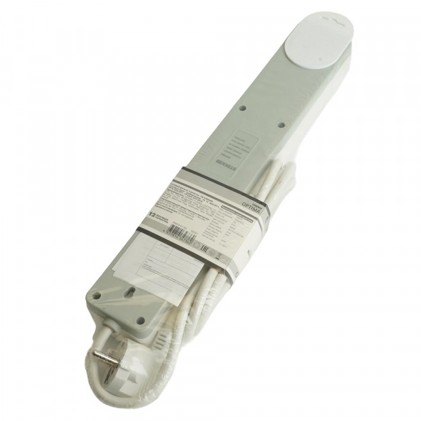 Сетевой фильтр 6-местный с/з STEKKER HM20-61-053x1мм2, 5 м, серия Optima, белый Сетевой фильтр 6-местный с/з STEKKER HM20-61-053x1мм2, 5 м, серия Optima, белый