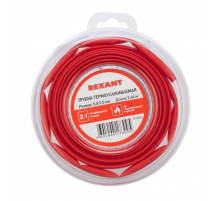 Трубка термоусаживаемая ТУТ нг 5,0/2,5мм, красная, ролик 2,44м REXANT 29-0024