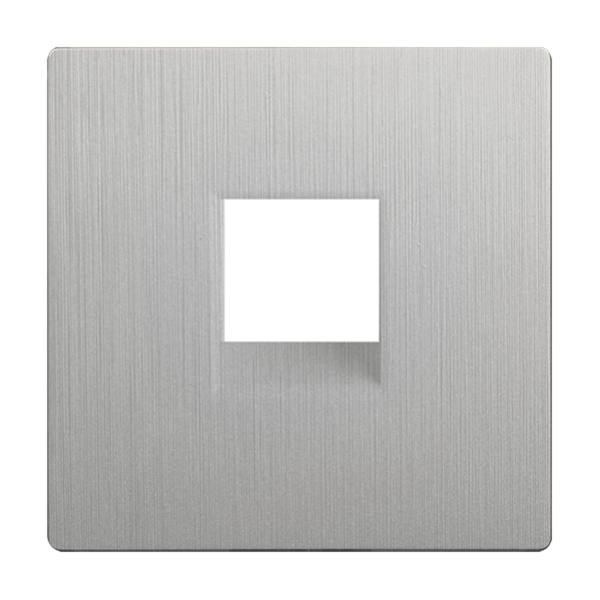 Накладка Werkel для RJ11 серебряный рифленый WL09-RJ-11-CP 4690389130076