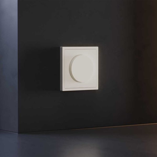 Накладка для светорегулятора поворотно-нажимного, S70 (хлопок) Voltum VLS002013