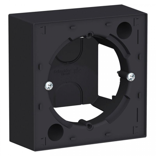 Коробка для наружного монтажа Systeme Electric AtlasDesign карбон ATN001000 Коробка для наружного монтажа Systeme Electric AtlasDesign карбон ATN001000