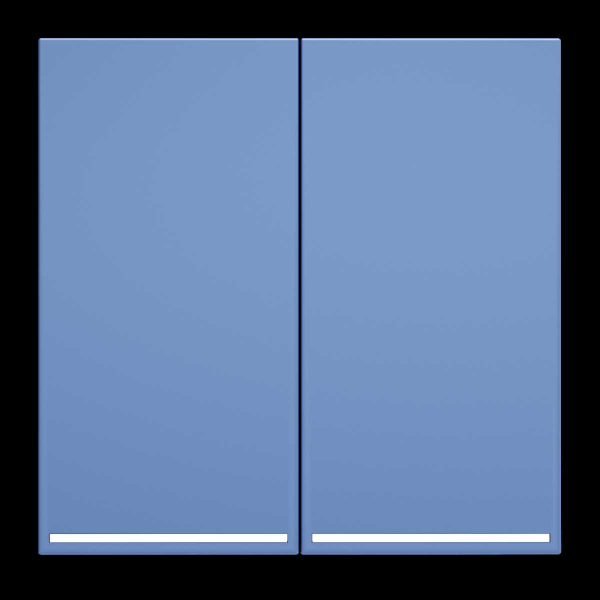 Клавиши для выключателя/переключателя двухклавишного с подсветкой, S70 (деним) Voltum VLS000415