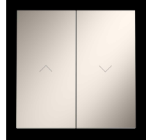 Клавиши для выключателя жалюзи, S70 (кашемир) Voltum VLS002503