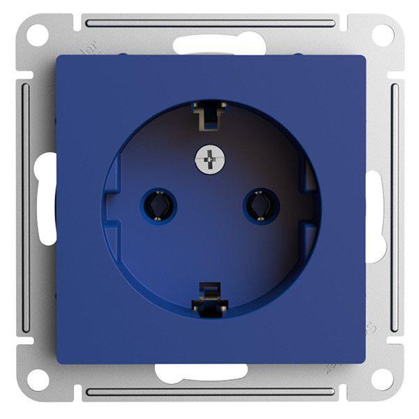 Розетка 2К+З Systeme Electric AtlasDesign 16A 250V аквамарин ATN001143 Розетка 2К+З Systeme Electric AtlasDesign 16A 250V аквамарин ATN001143