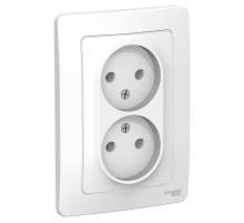 Розетка двойная 2К Systeme Electric Blanca 16A 250V белая BLNRS000021