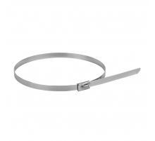 Хомут AISI 304 из нержавеющей стали, 4.6x290 (10 шт.) FlexLock PROxima plc-fl-tss-304-4.6x290-r