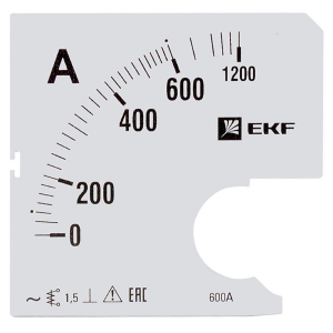 Шкала сменная для A961 600/5А-1,5 EKF PROxima s-a961-600