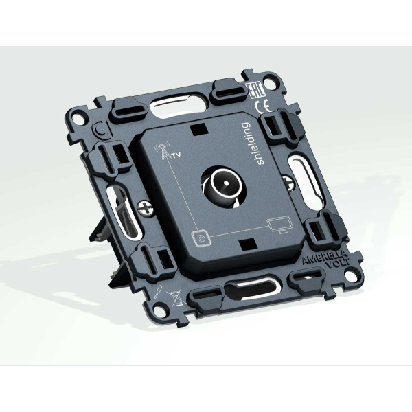 Механизм TV розетки оконечной экранированной Ambrella Volt VM199