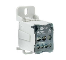 Блок распределительный КБР на DIN-рейку и монтажную панель 80A EKF PROxima plc-kbr80
