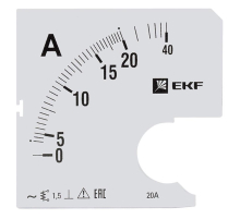 Шкала сменная для A961 20/5А-1,5 EKF PROxima s-a961-20