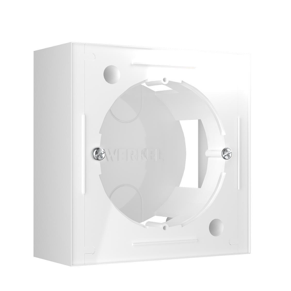 Коробка для накладного монтажа Werkel белый W8000001 4690389170829 Коробка для накладного монтажа Werkel белый W8000001 4690389170829
