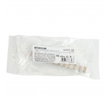 Колодка клеммная винтовая STEKKER, линейка 12 штук,  полиэтилен, LD227-3A DIY