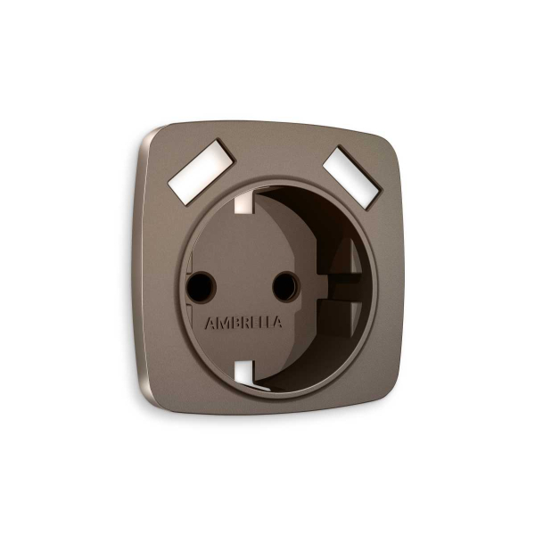 Лицевая панель розетки AMBRELLA VOLT OP6390