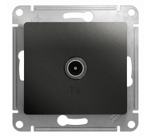 ТВ-розетка Systeme Electric Glossa антрацит GSL000793