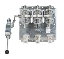 Разъединитель-предохранитель РПС-6 630А левый привод, без ППН EKF Basic rps-r-630l