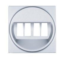 Накладка LK Studio аудио-розетки (серебристый металлик) 857403-1