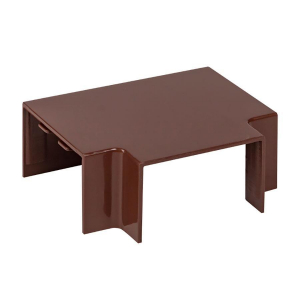 Угол T-образный (40х25) (4 шт) темное дерево EKF-Plast tchd-40-25x4