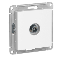 ТВ-розетка оконечная Systeme Electric AtlasDesign белая ATN000191