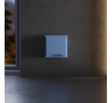 Накладка для розетки с заземлением, защитными шторками и крышкой, S70 (деним) Voltum VLS000815