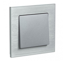 Рамка 1-постовая Systeme Electric AtlasDesign Nature серебро ATN312101