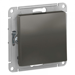 Переключатель одноклавишный перекрестный Systeme Electric AtlasDesign 10A 250V сталь ATN000971