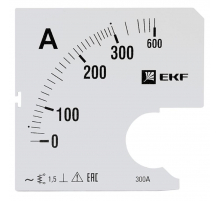 Шкала сменная для A961 300/5А-1,5 EKF PROxima s-a961-300