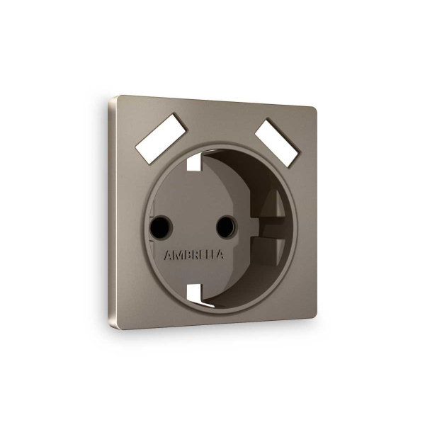 Лицевая панель розетки AMBRELLA VOLT AP6390