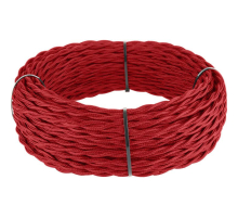 Кабель витой Werkel Ретро 2х1,5 (красный) 20 м W6452248 4690389165412