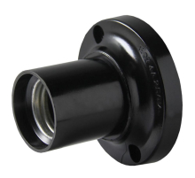 Патрон карболитовый потолочный Е27 черн. прямой без наклейки EKF PROxima LHC-E27-sc