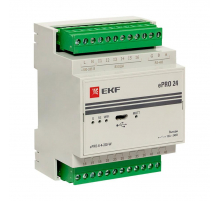 Контроллер базовый ePRO 24 удаленного управления 6вх\4вых 230В WiFi EKF PROxima ePRO-6-4-230-W