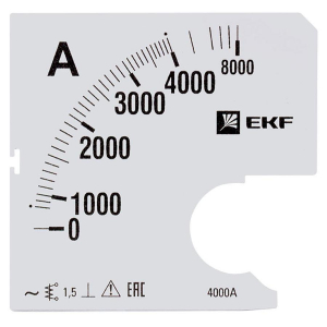 Шкала сменная для A961 4000/5А-1,5 EKF PROxima s-a961-4000