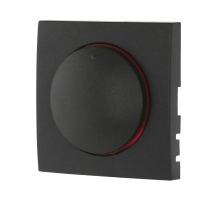 Накладка диммера LK Studio LK60 с подсветкой черный бархат 867208-1