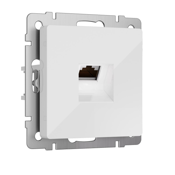 Розетка Ethernet RJ-45 cat. 6A экранированная (белый) W5120101/ a069683 Розетка Ethernet RJ-45 cat. 6A экранированная (белый) W5120101/ a069683