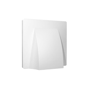 Лицевая панель ALFA (Белый матовый) для вывода кабеля QUANT AP1358