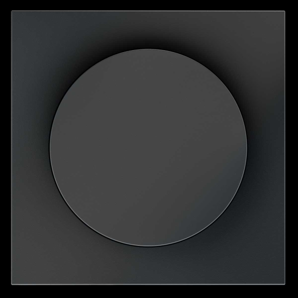 Накладка для светорегулятора поворотно-нажимного S70 (графит) Voltum VLS002007