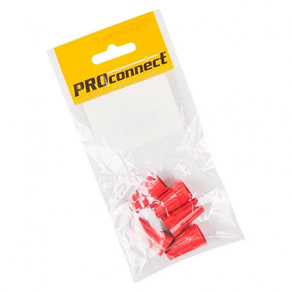 Соединительный изолирующий зажим PROconnect 'СИЗ-5', 4,0-13,5 мм², красный, 5 шт. 07-5215-5-9